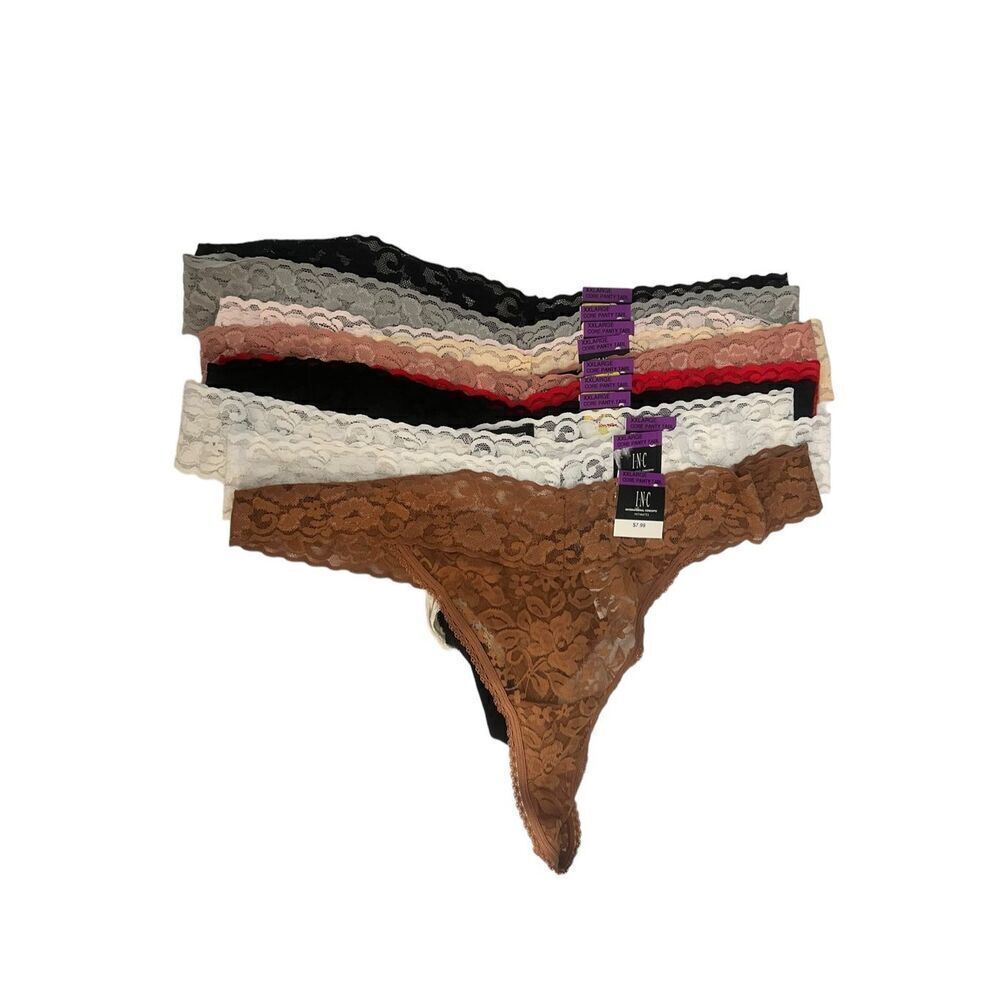 10 INC Lace Thongs XXL - Picture 3 of 5